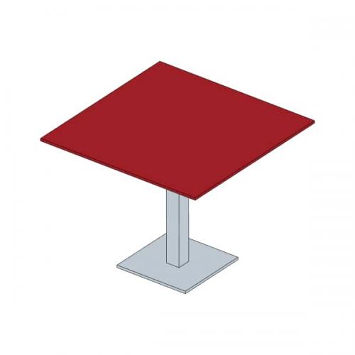 Mesa Rectangular Fenólica 1318 Granate